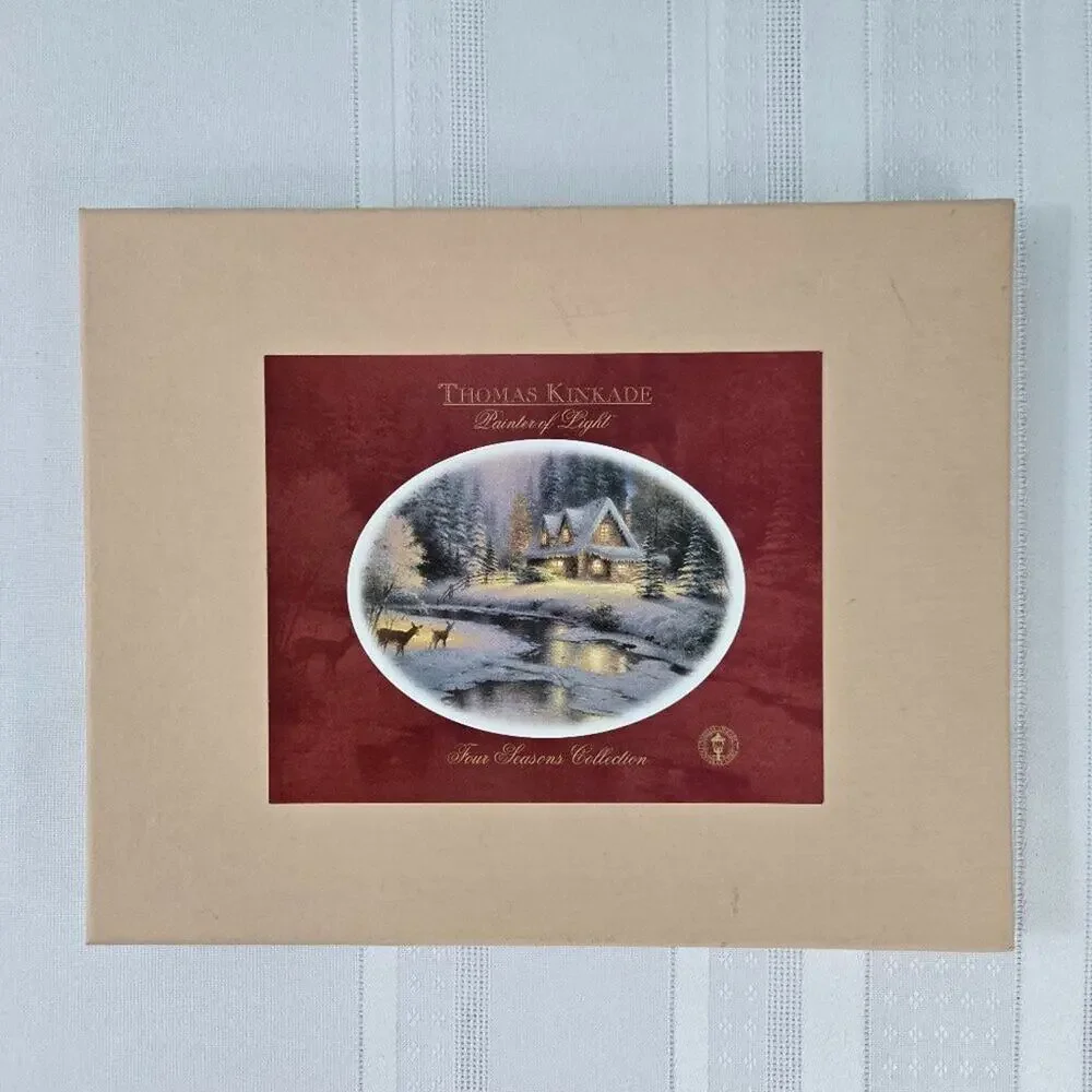 Thomas Kinkade Painter of Light Four Seasons 8x10 Matted Prints - 2 Prints NEW
